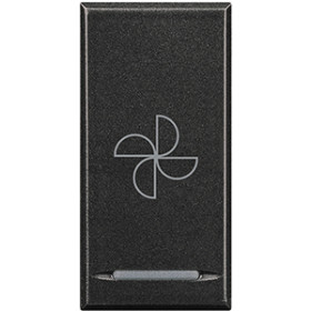 BT MH Axolute Антрацит Клавиша функциональная с симв вентилятор 1 мод.