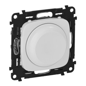 Legrand Valena ALLURE DIY Бел Светорегулятор поворотный, 300Вт, универсальный, без нейтрали.