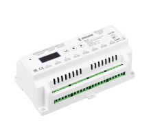 Arlight INTELLIGENT Релейный модуль SMART-SWITCH-708-82-D2-DIN (230V, 8x10A, DALI, DMX512) (IARL, IP20 Пластик, 5 лет)