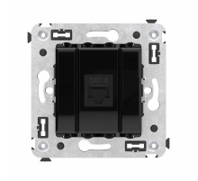 DKC Avanti Компьютерная розетка RJ-45 без шторки в стену, кат.6 одинарная, 