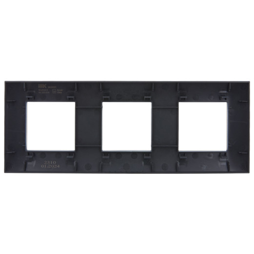 SKANDY Рамка 3-мест. SK-F03T титан IEK