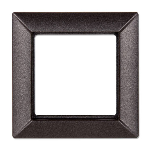 Рамка 1-пост, Eco Profi, термопласт, антрацит
