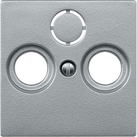 Schneider Electric Merten SM Алюминий Накладка розетки TV-FM/TV-FM-SAT