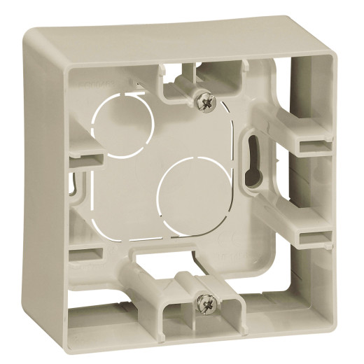 Коробка для накладного монтажа 1 пост - Legrand Etika - слоновая кость