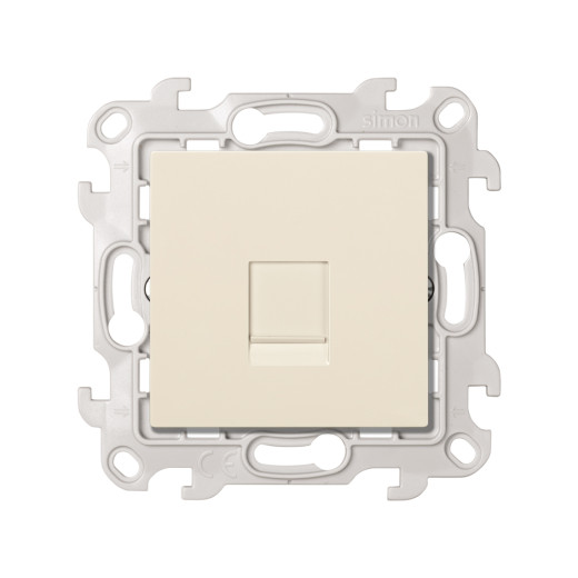 Розетка для передачи данных RJ45 Cat.6 UTP цвета слоновая кость S24 Harmonie