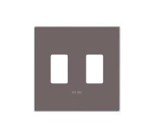 ABB SKY Тауп Накладка для механизма 2хUSB зарядного устройства