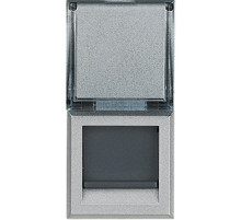 BT Axolute Алюминий Розетка компьютер пластмасса RJ 45 STP 6 кат. UTP 1 мод.