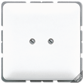 JUNG Глухая крышка с опорным кольцом, слоновая кость