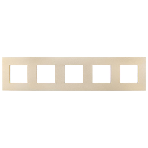 SKANDY Рамка 5-мест. SK-F35Sh металл шамп. IEK