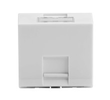 DKC Вставка 45x45 для 1 модуля Keystone, наклонная (аналог Mosaic), цвет белый