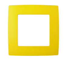 ЭРА 12-5001-21 Рамка на 1 пост, Эра12, жёлтый (20/200/6000)