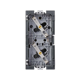 Simon Cima 500 Розетка двойная 2P+E Schuko, 16А, 250В, клеммы: зажим+винт, 50х100мм , база