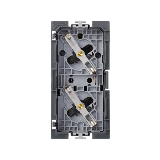 Розетка двойная 2P+E Schuko, 16А, 250В, клеммы: зажим+винт, 50х100мм, 500 CIMA, база