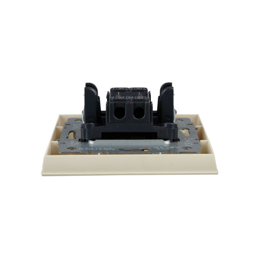 BRITE Выключ. 1-кл. 10А в сб. ВСР10-1-0-БрКр беж. IEK