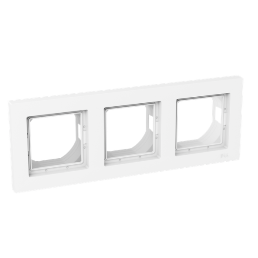 3 - местная рамка, IP44, белая, пластик Эпика EKF