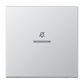 JUNG Двойная клавиша на гостиничный выключатель, комнатный модуль, алюминий