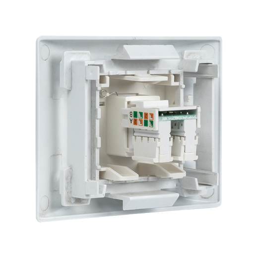 Розетка RJ45 кат. 5e, 2 модуля EKF