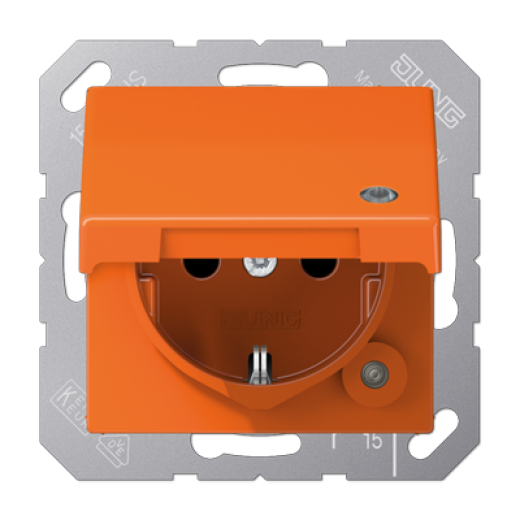 SCHUKO® розетка с крышкой