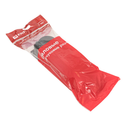 Розетка (колодка) трехместная с защит. крышками каучуковая 230В 2P+PE 16A IP44 EKF Марс