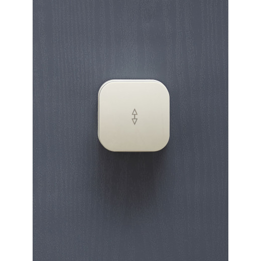 GLORY Выключ. 1-кл. прох. о/у 10А ВСп10-1-0-ХК кремовый IEK