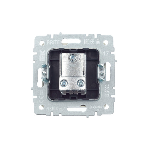 BRITE Роз. TV проходная РТВ10-0-БрА алюм. IEK