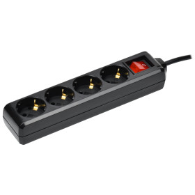 IEK Удлинитель У04К 4 места с/з 3м 3х1мм2 16А 250В чер.