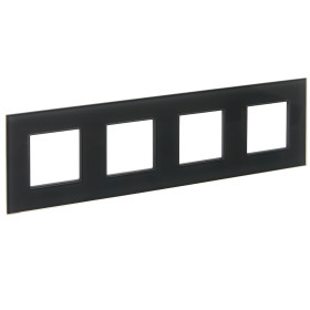 IEK SKANDY Стекло Графит Рамка 4-ая SK-F24G