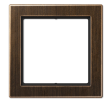 JUNG Рамка 1-кратная, латунь  Antik