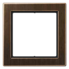 JUNG Рамка 1-кратная, латунь  Antik