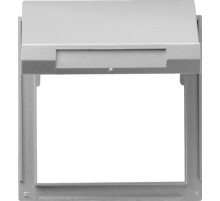 Gira TX-44 Алюминий Переходник с непрозрачной крышкой для изделий серии S-55