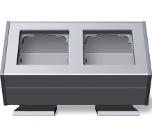 Gira Профиль 55 с углом крепления, 2-ная