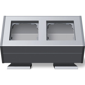 Gira Профиль 55 с углом крепления, 2-ная