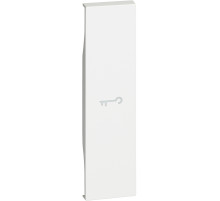 BT Living now Белый Лицевая панель с символом ключ для выключ и переключ 1 мод.