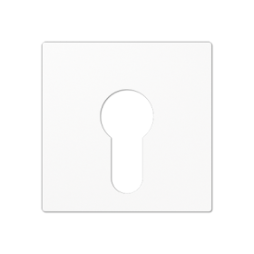 JUNG Крышка для выключателя с замком белый