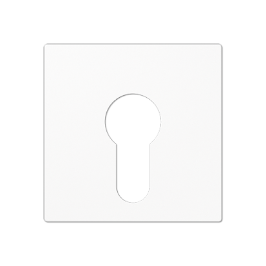 Крышка для выключателя с замком, белый