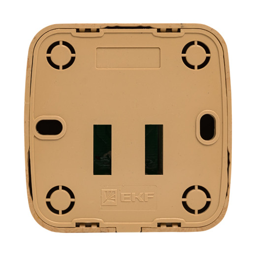 Розетка RJ-45 1-местная ОП Минск, 1А, 120В, светлое дерево EKF