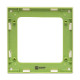 Стокгольм Рамка 1-местная белая с линией цвета зеленый EKF PROxima