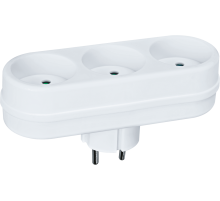 Navigator Разветвитель 94 697 NAD-L-3X-WH 3 гн. (в ряд) б/з