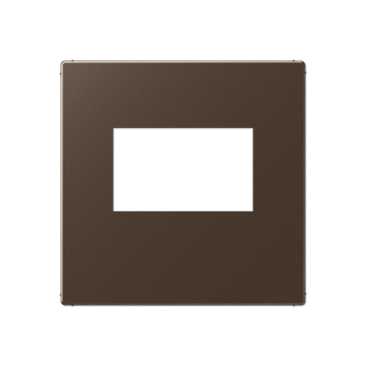 Kрышка для USB-зарядный устройств, без видимого винта, термопласт, мокка