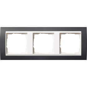Gira Event Антрацит/Бел.глянц. Рамка 3-ая