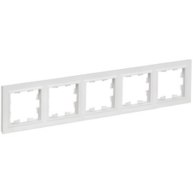 IEK BRITE Рамка 5-мест. РУ-5-БрАБ а/б