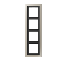 JUNG LSD Edelstahl Рамка 4-ая (лакированный)