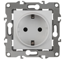 ЭРА Розетка Серия 12 12-2101-01 с заземлением 2P+E Schuko 16A-250В IP20 белый