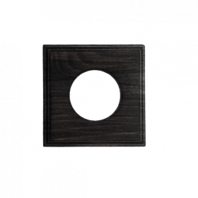 BIRONI Шедель Бук Угольно-черный Рамка 1-ая Форма квадрат (скрытый монтаж)