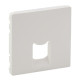 Valena LIFE.Лицевая панель для одиночных телефонных/информационных розеток.Белая