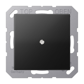 JUNG A Flow/A 550 Черный матовый Кабельный вывод с разгрузкой натяжения