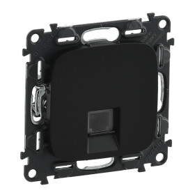 Legrand Valena ALLURE DIY Антрацит Розетка ТЛФ 1-ая (RJ11).