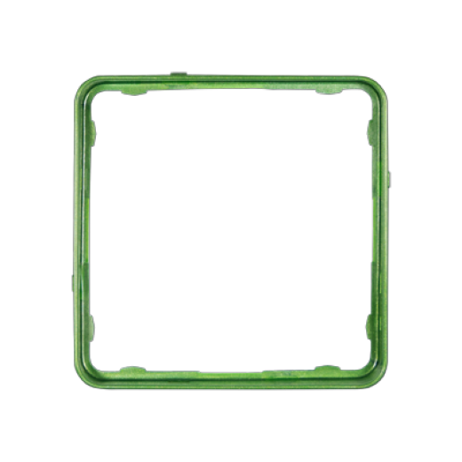 Внутренняя цветная рамка, зеленый металлик