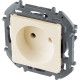 Розетка без заземления - Legrand/Daccord Inspiria - без шторок 16А 250В винтовые зажимы - слоновая кость