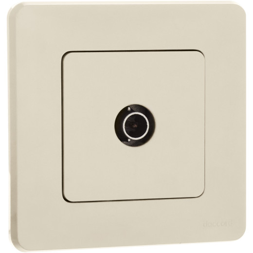 Розетка TV (телевизионная) - Legrand/Daccord Inspiria - оконечная - слоновая кость